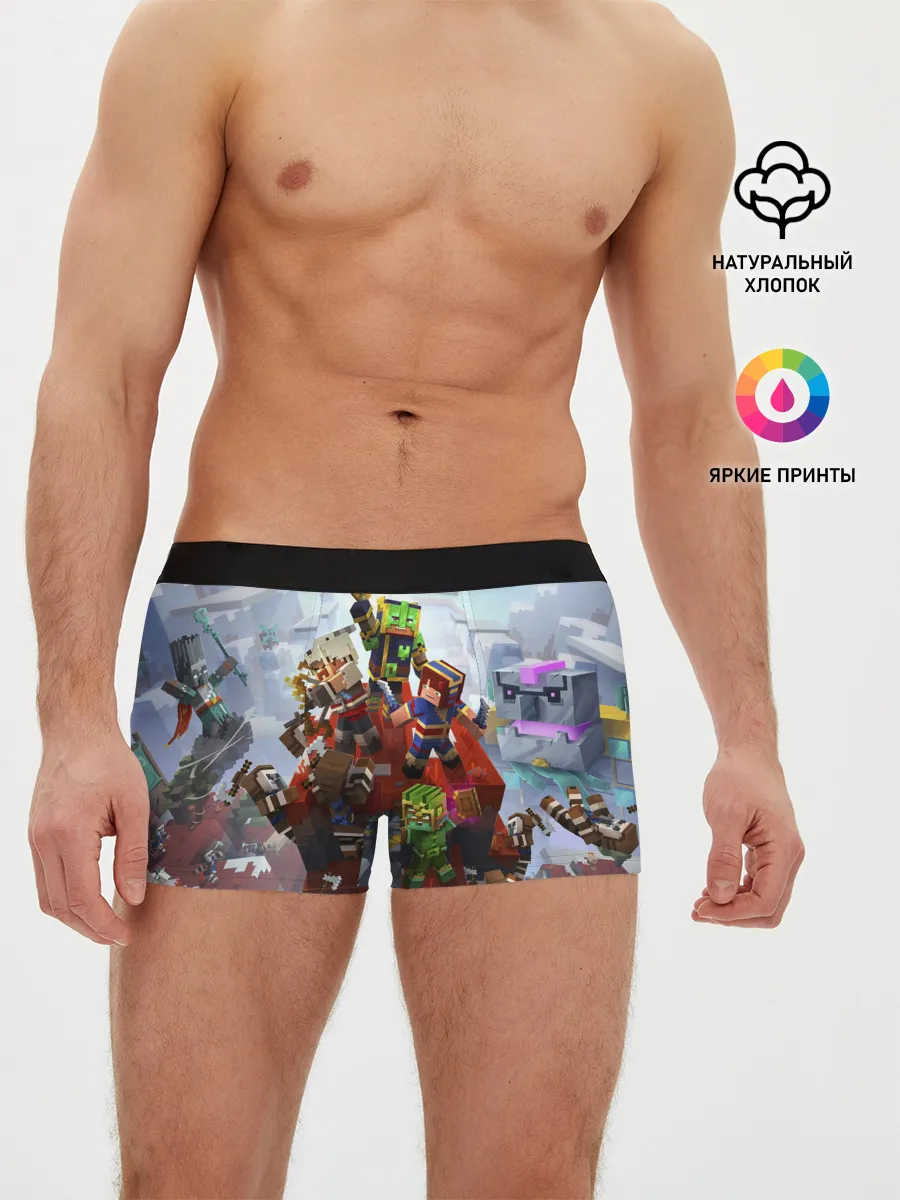Мужские трусы боксеры / Minecraft Dungeons