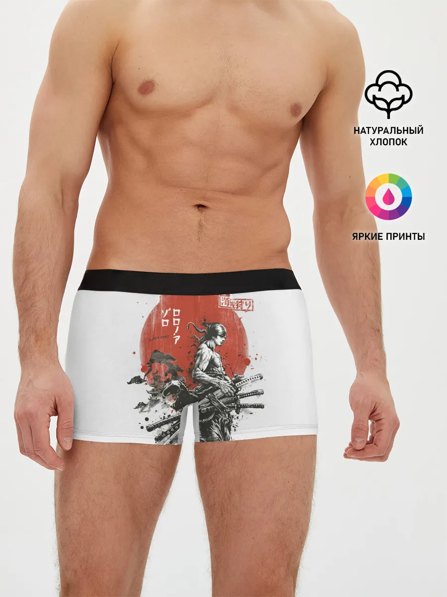 Мужские трусы боксеры / ONE PIECE ZORO Roronoa SAMURAI