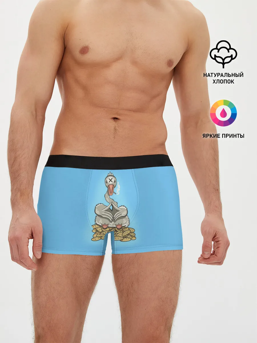 Мужские трусы боксеры / Гусь батонный