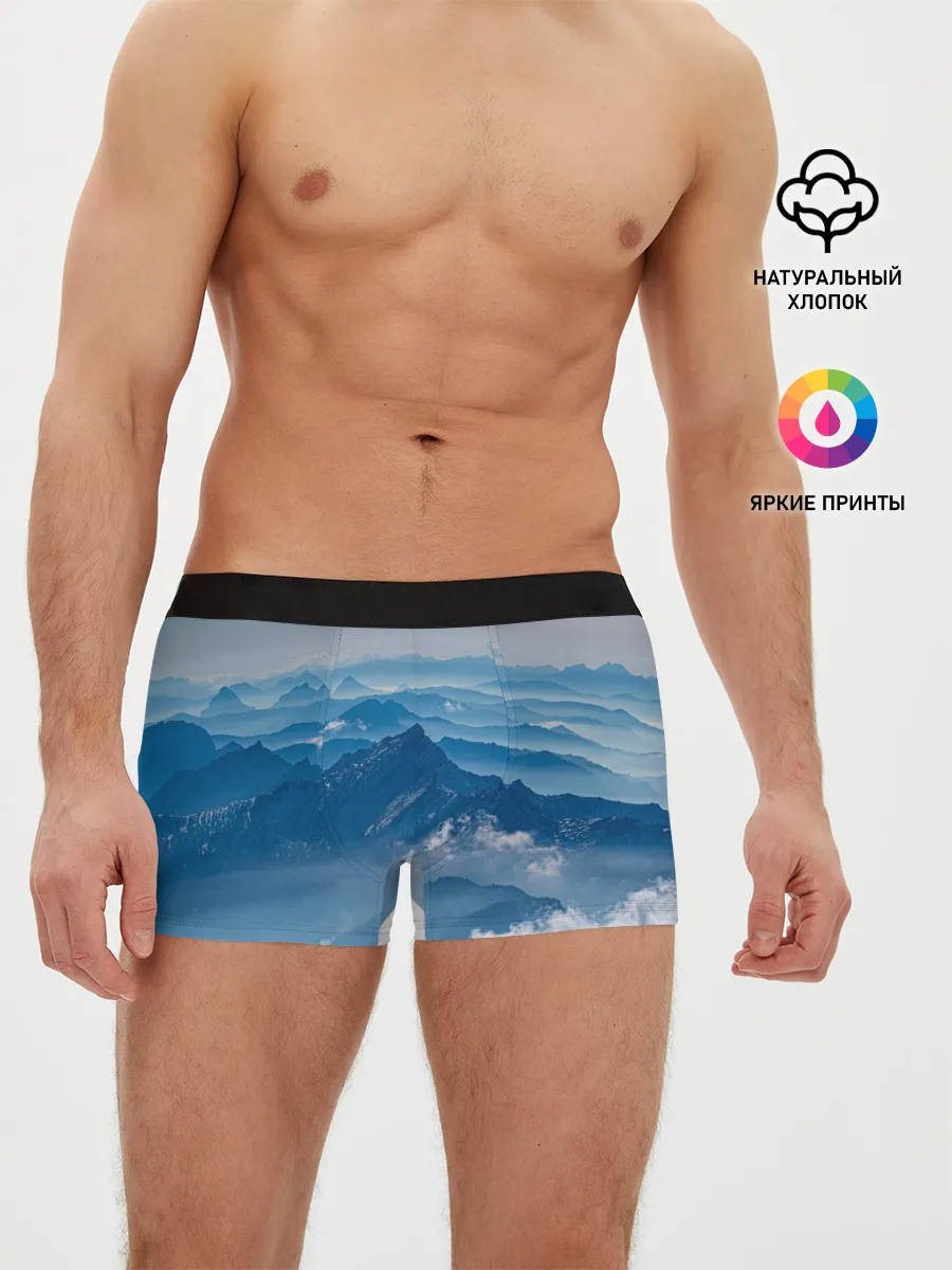 Мужские трусы боксеры / Горы