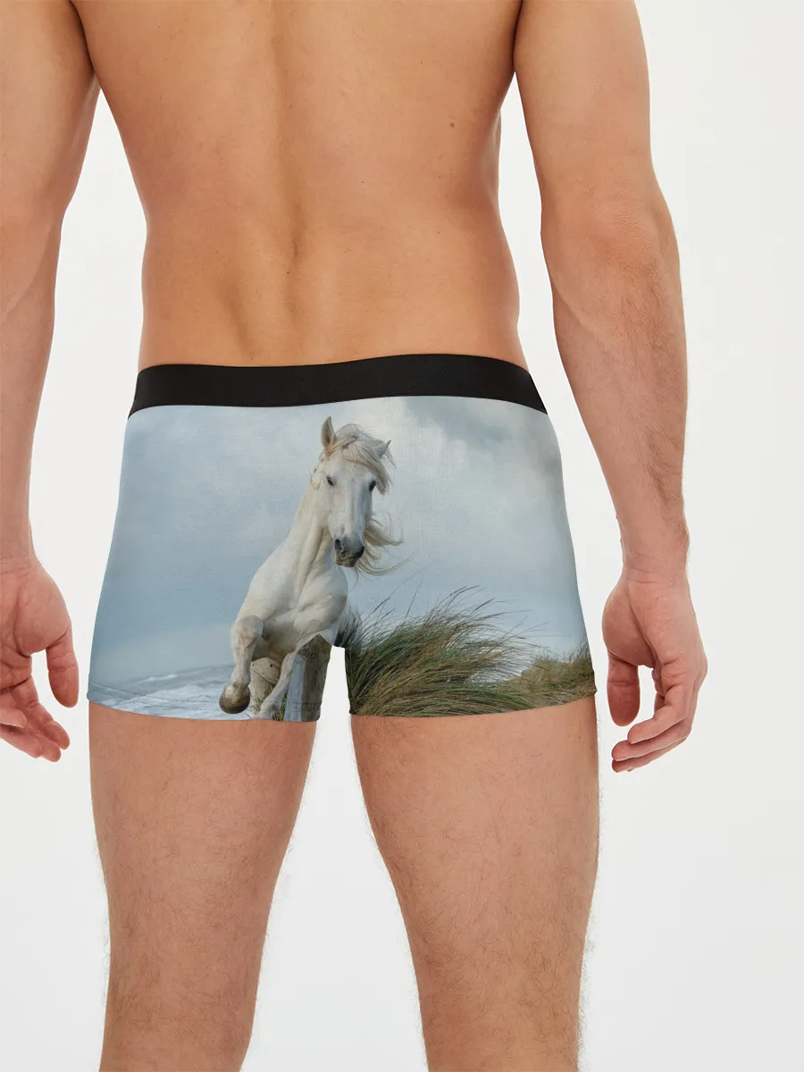 Мужские трусы боксеры / Лошадь