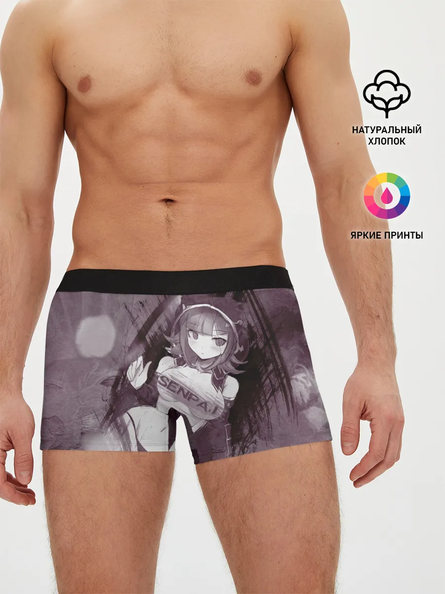 Мужские трусы боксеры / Danganronpa акварель
