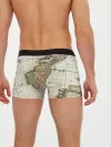 Мужские трусы боксеры / ВИНТАЖНАЯ КАРТА