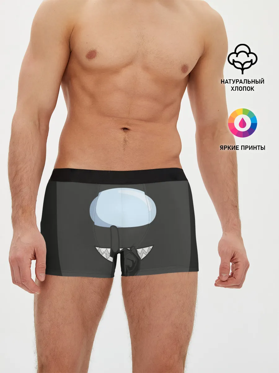 Мужские трусы боксеры / AMONG US | BLACK IMPOSTOR