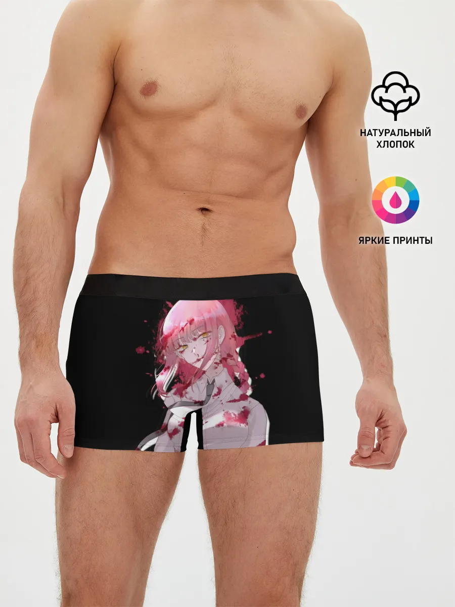 Мужские трусы боксеры / Makima Chainsaw Man