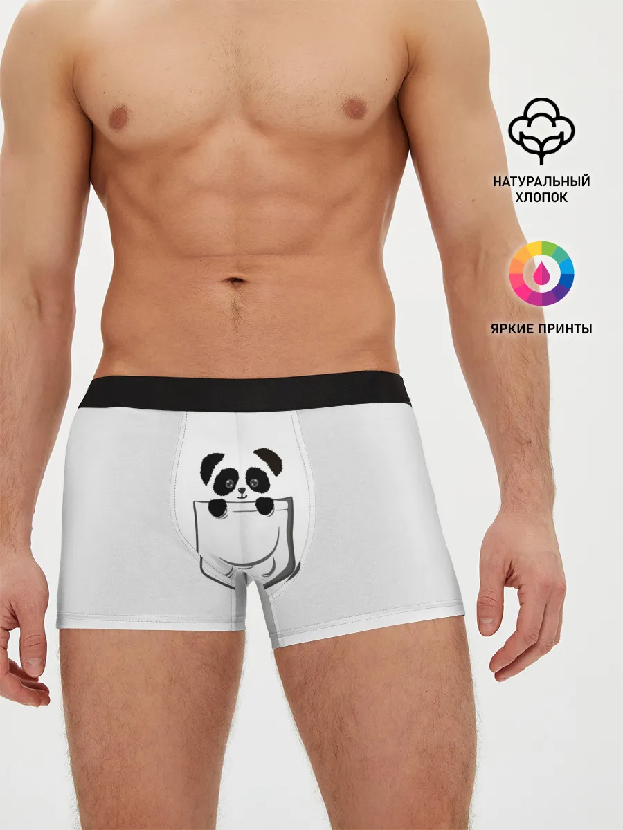 Мужские трусы боксеры / Панда В Кармане