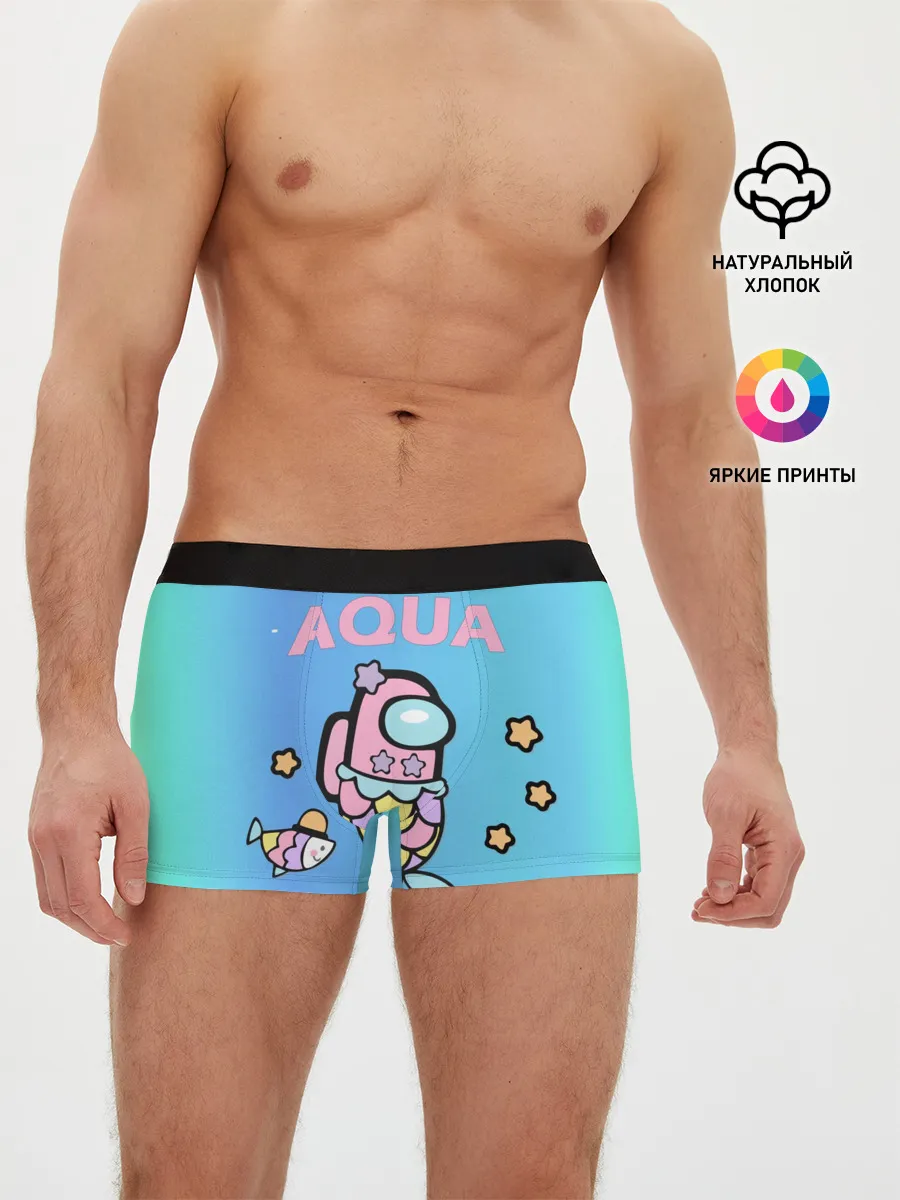 Мужские трусы боксеры / Aqua Among As