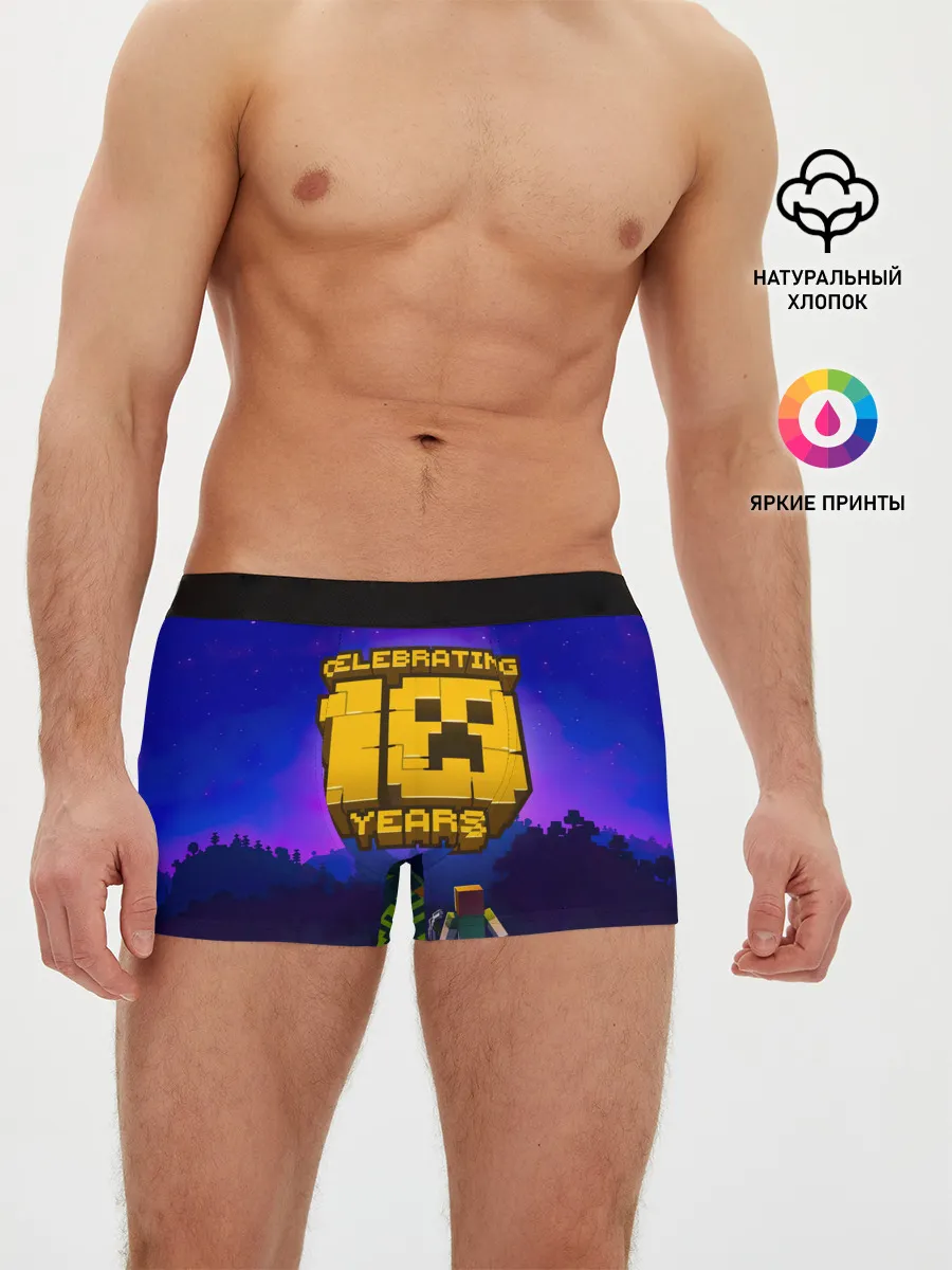 Мужские трусы боксеры / Minecraft