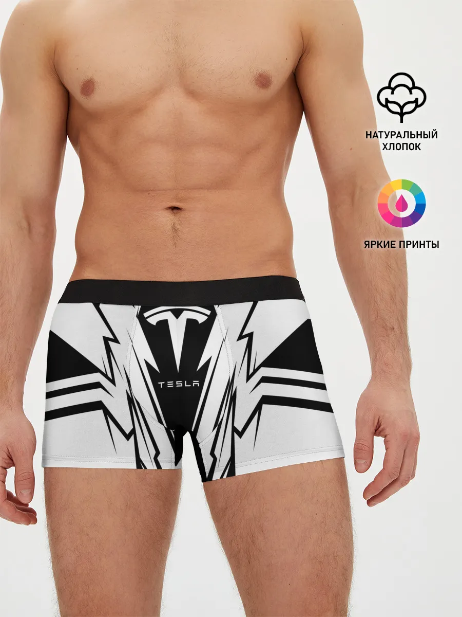 Мужские трусы боксеры / Tesla