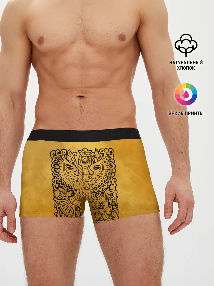 Мужские трусы боксеры / жар птица
