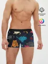 Мужские трусы боксеры / Космические котики