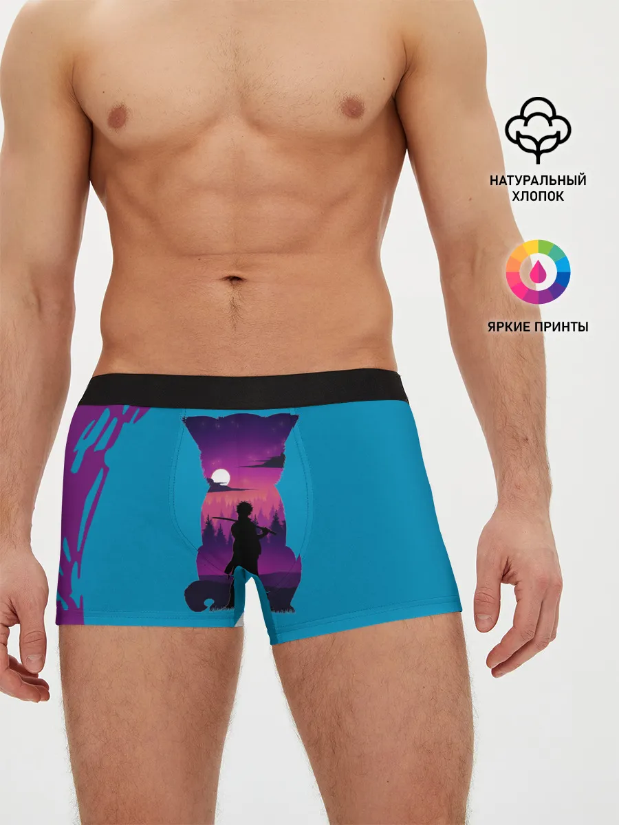 Мужские трусы боксеры / Гинтоки кот