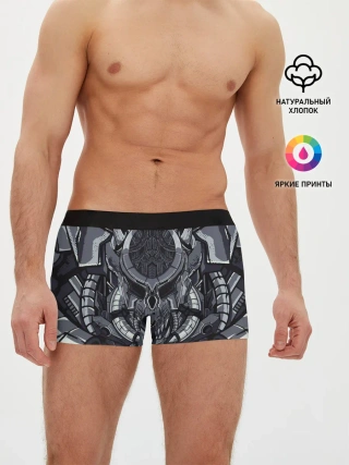 Мужские трусы боксеры / Механический робот