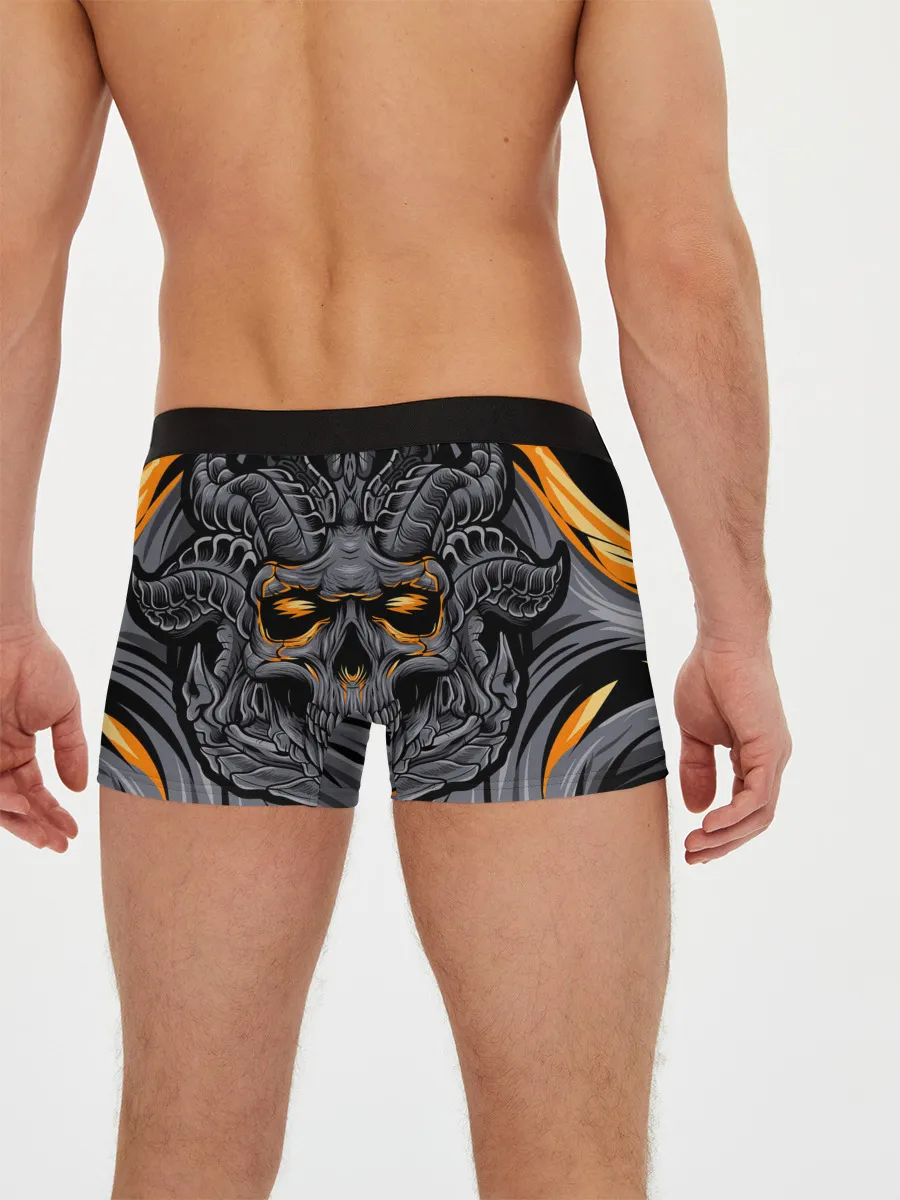 Мужские трусы боксеры / Череп дьявола