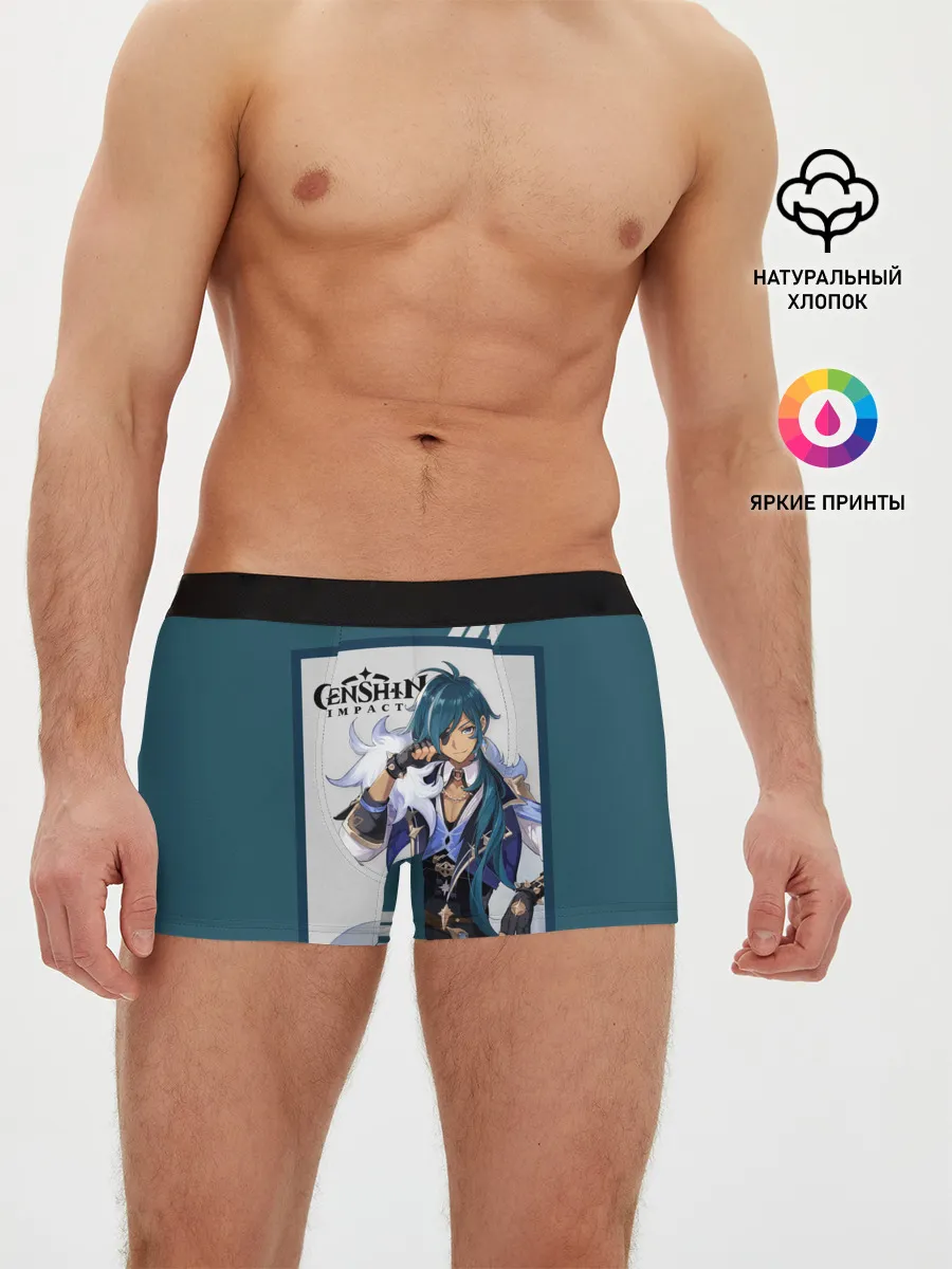 Мужские трусы боксеры / Кэйа - Genshin Impact