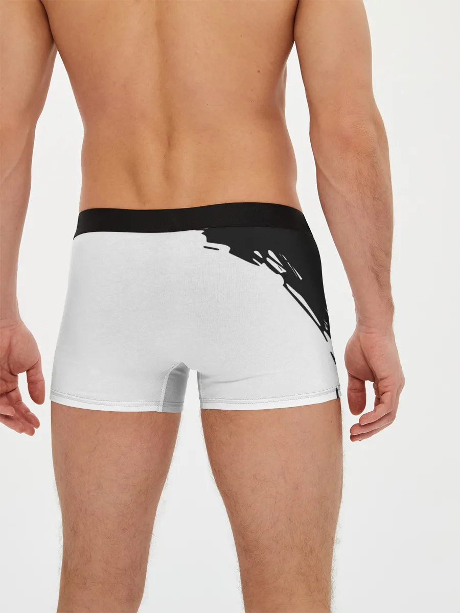 Мужские трусы боксеры / Bleach black & white