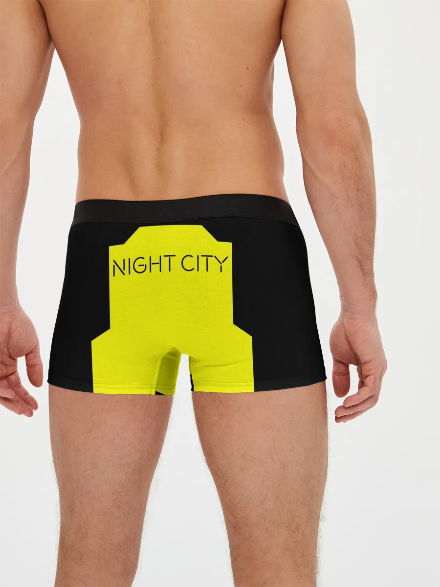 Мужские трусы боксеры / Cyberpunk 2077 nightcity