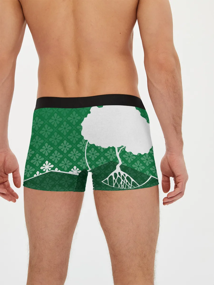 Мужские трусы боксеры / Дерево