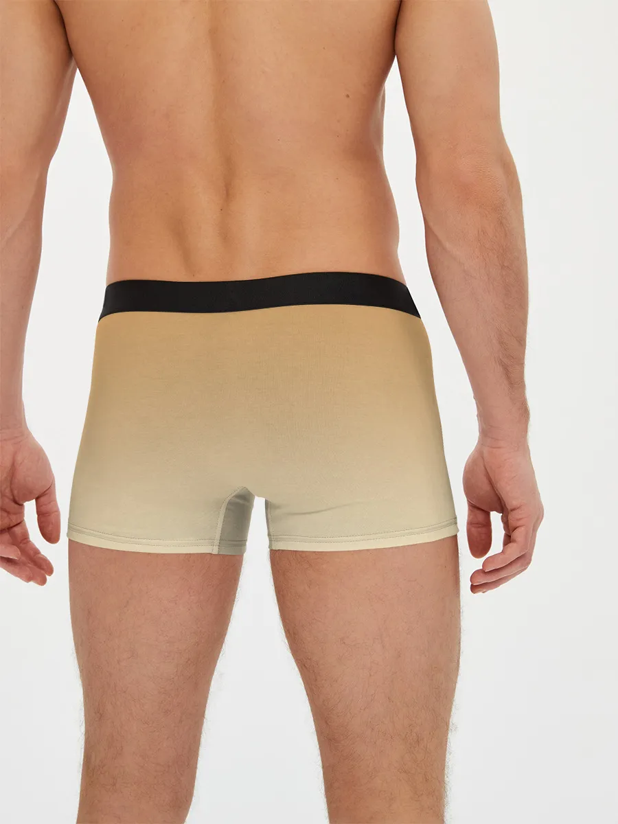 Мужские трусы боксеры / акварельная лиса задумчивости