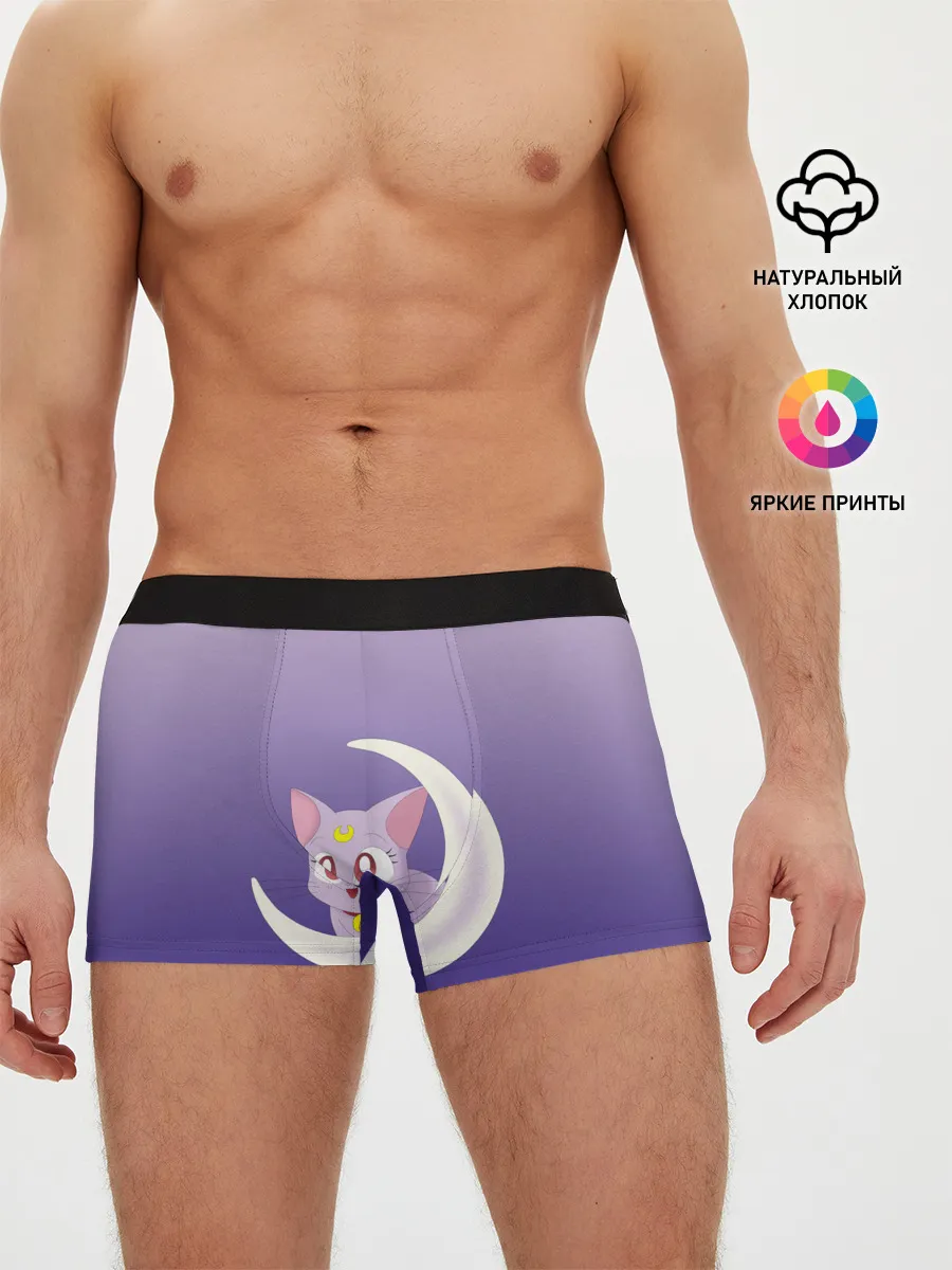 Мужские трусы боксеры / кошка из сейлормун