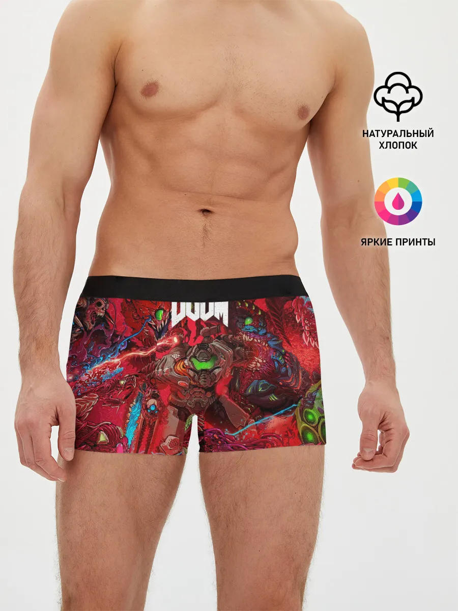 Мужские трусы боксеры / Doom | Палач Рока