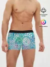 Мужские трусы боксеры / цветочный узор