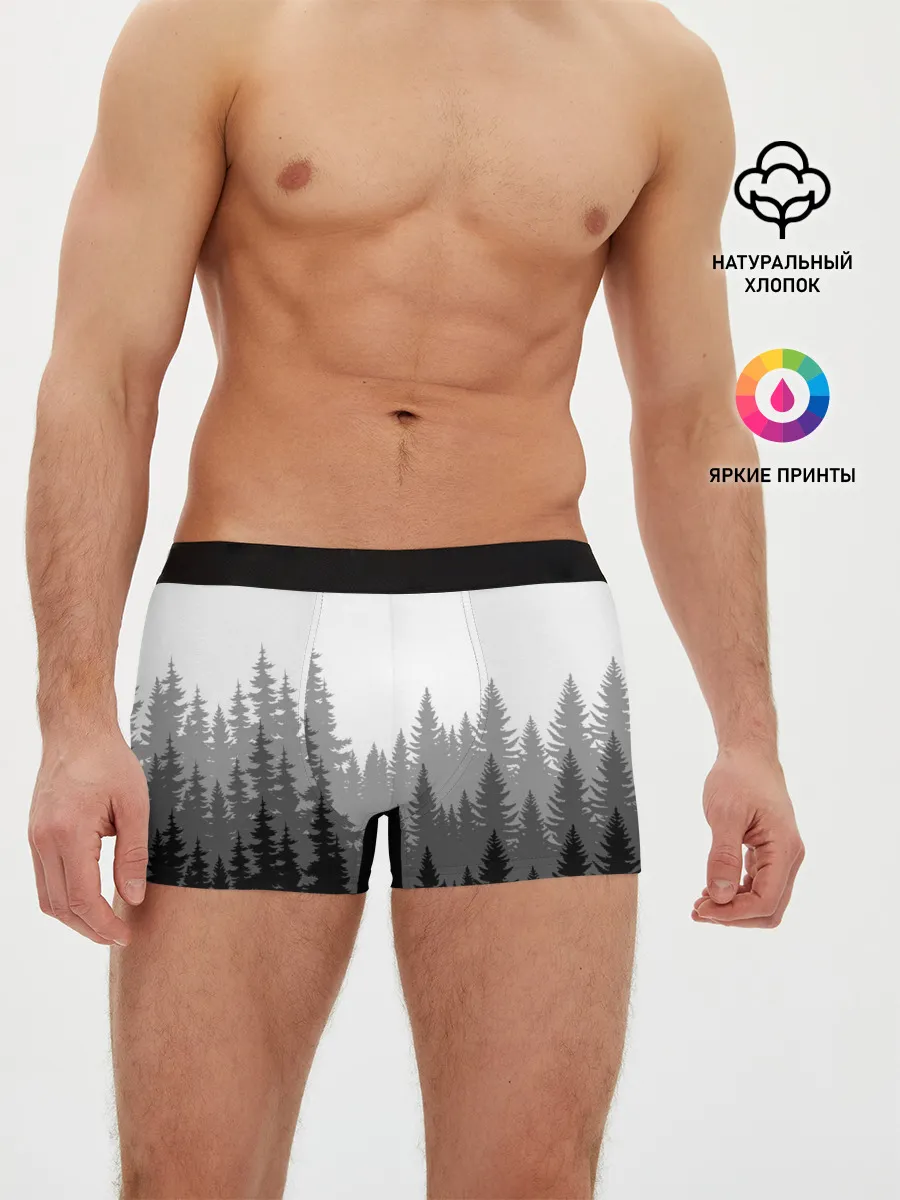 Мужские трусы боксеры / Темный Лес