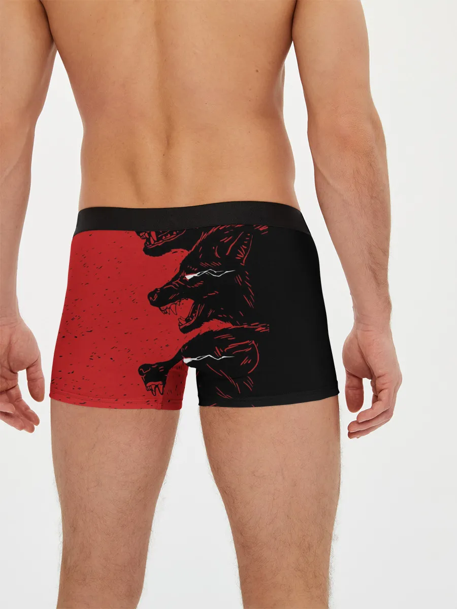 Мужские трусы боксеры / Evil Wolves