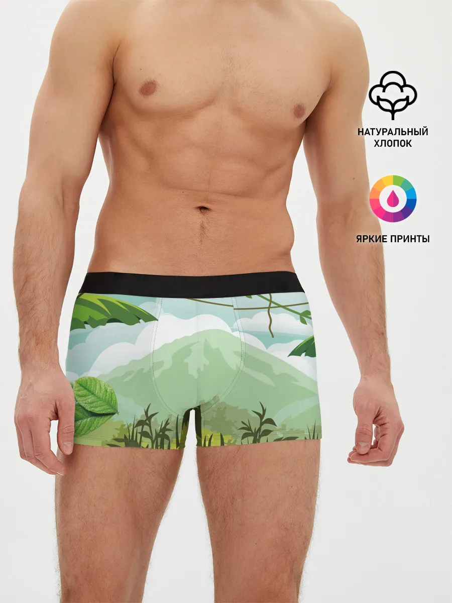 Мужские трусы боксеры / Тропики