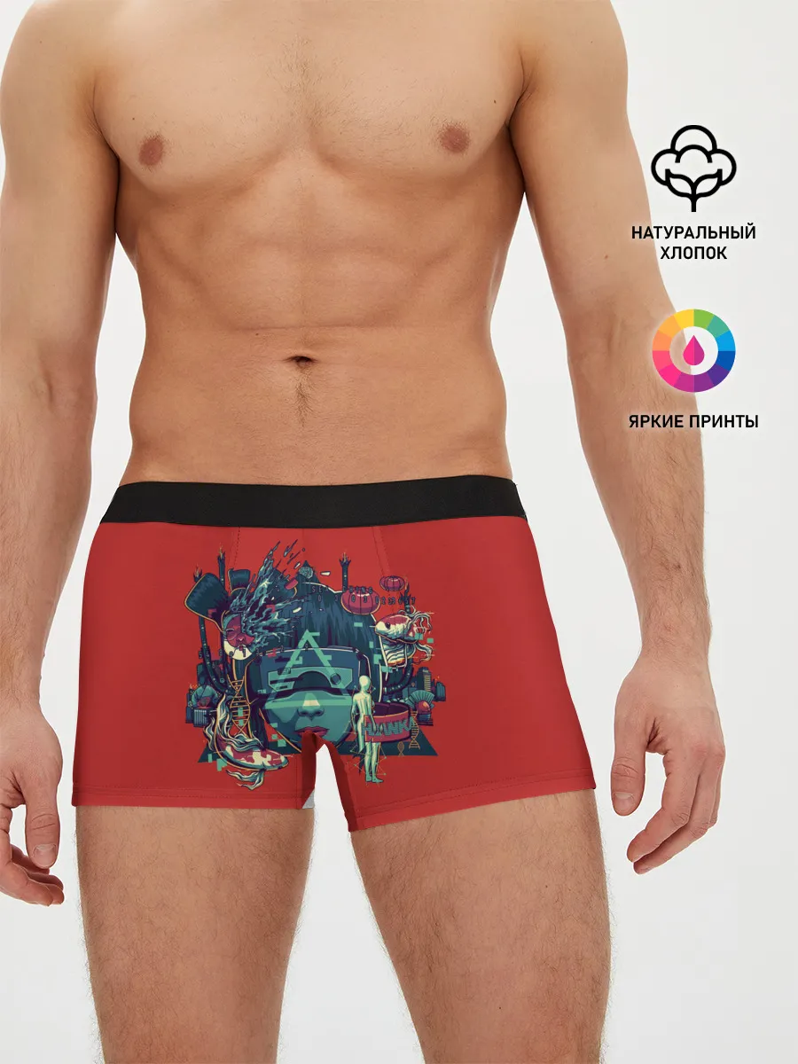 Мужские трусы боксеры / Призрак в доспехах