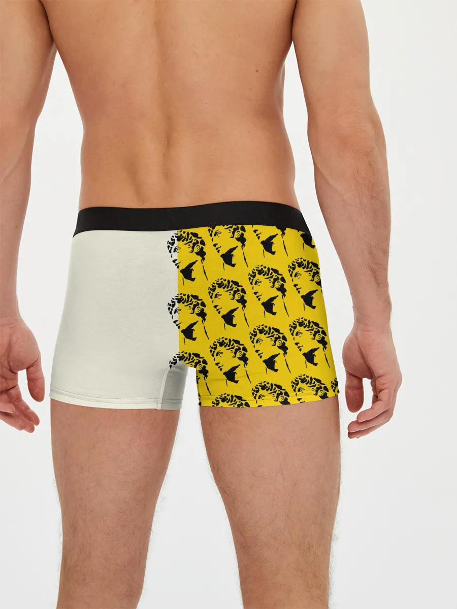 Мужские трусы боксеры / Скульптура монограмма