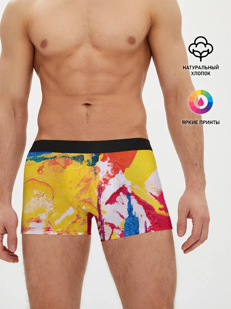 Мужские трусы боксеры / Красочное счастье