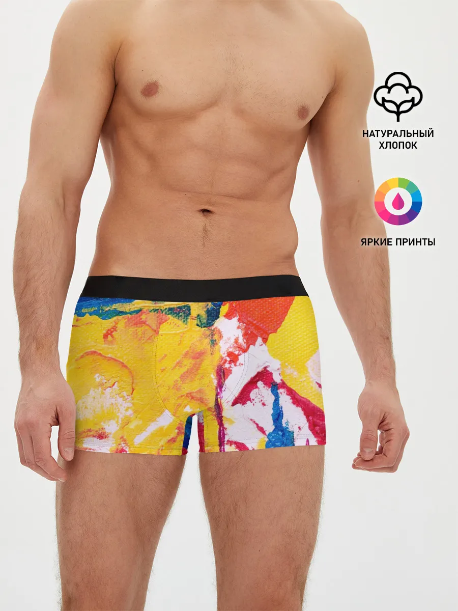 Мужские трусы боксеры / Красочное счастье