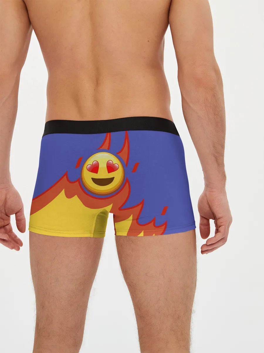 Мужские трусы боксеры / Ты горишь как огонь v1
