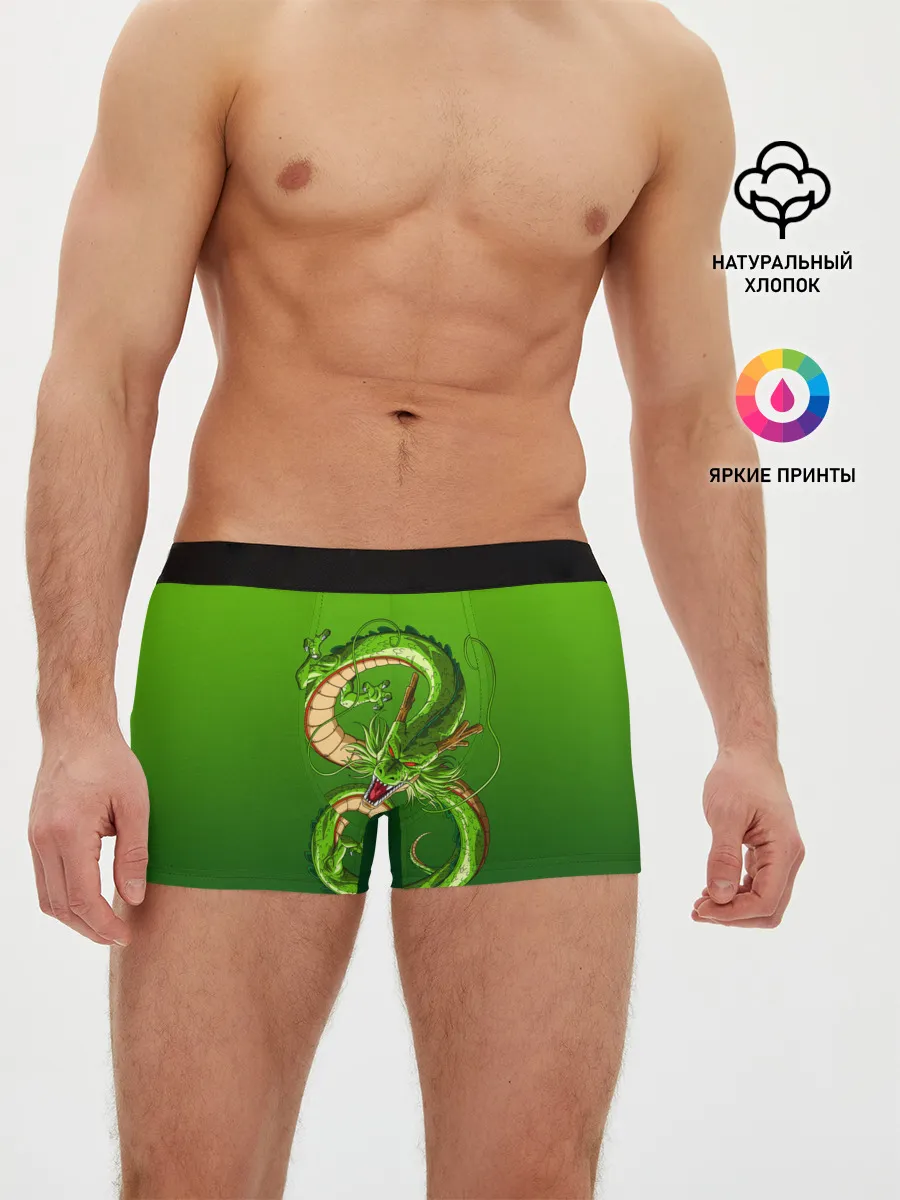 Мужские трусы боксеры / земляной анимешный дракон