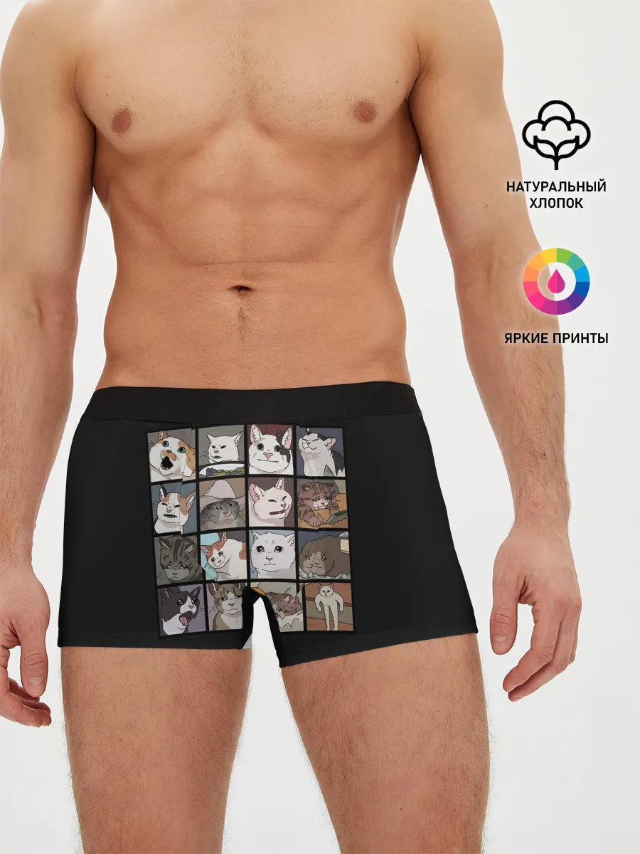 Мужские трусы боксеры / Коты и кошки