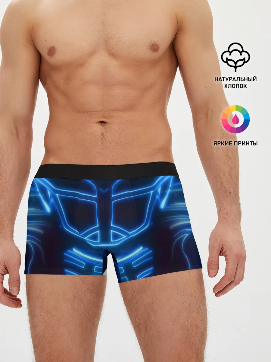 Мужские трусы боксеры / Неоновая броня | Neon Armor