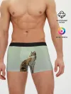 Мужские трусы боксеры / дикий кот оцелот