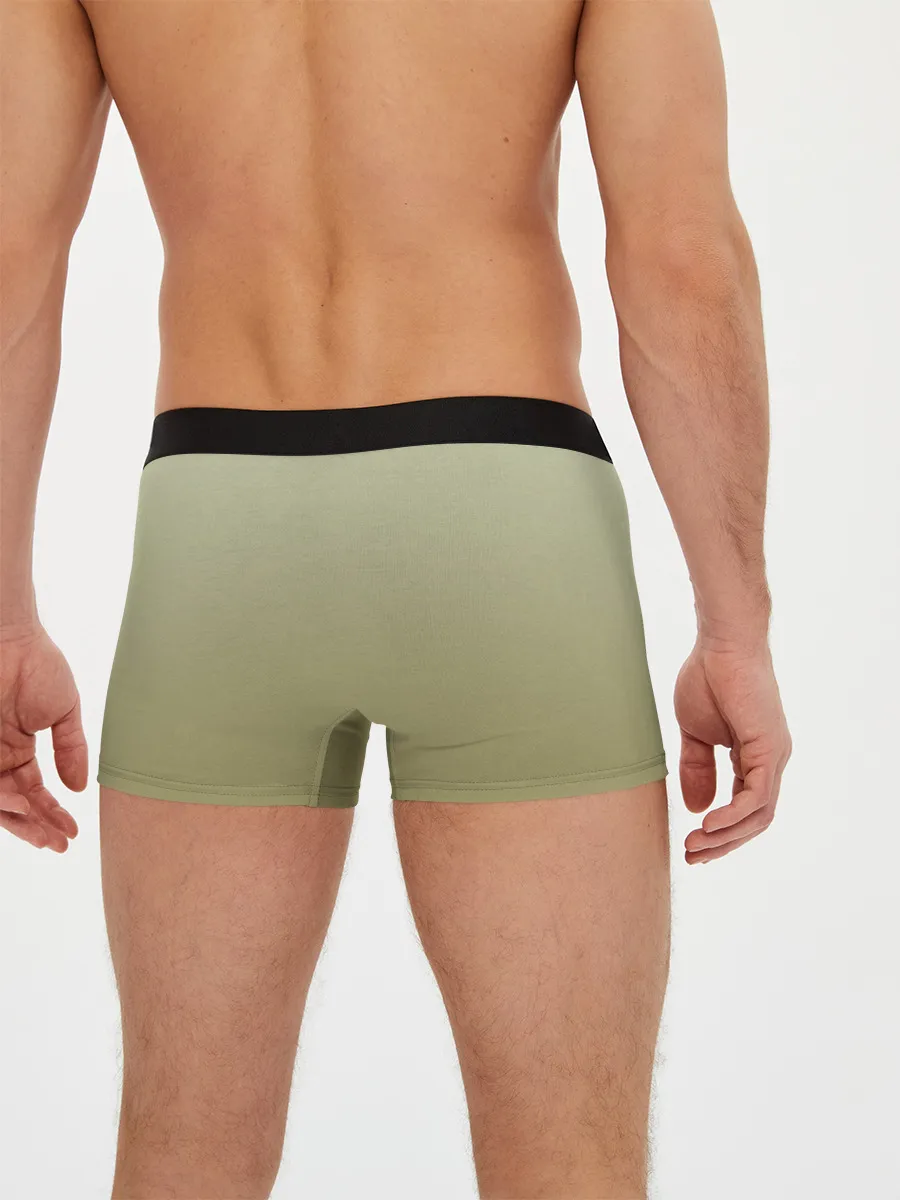 Мужские трусы боксеры / чехол дудлинг цветы