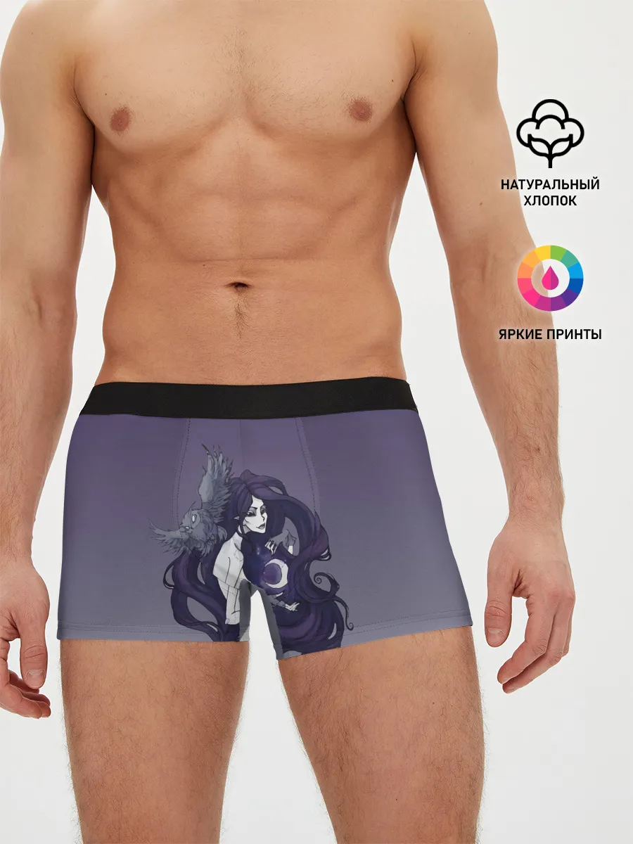 Мужские трусы боксеры / ведьма сова луна