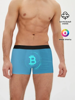 Мужские трусы боксеры / Bitcoin