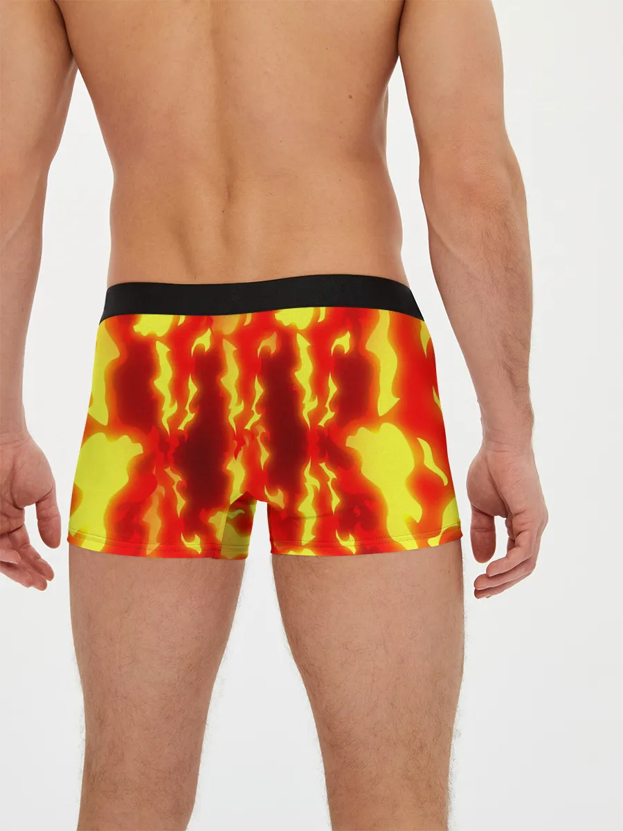 Мужские трусы боксеры / Ты горишь как огонь
