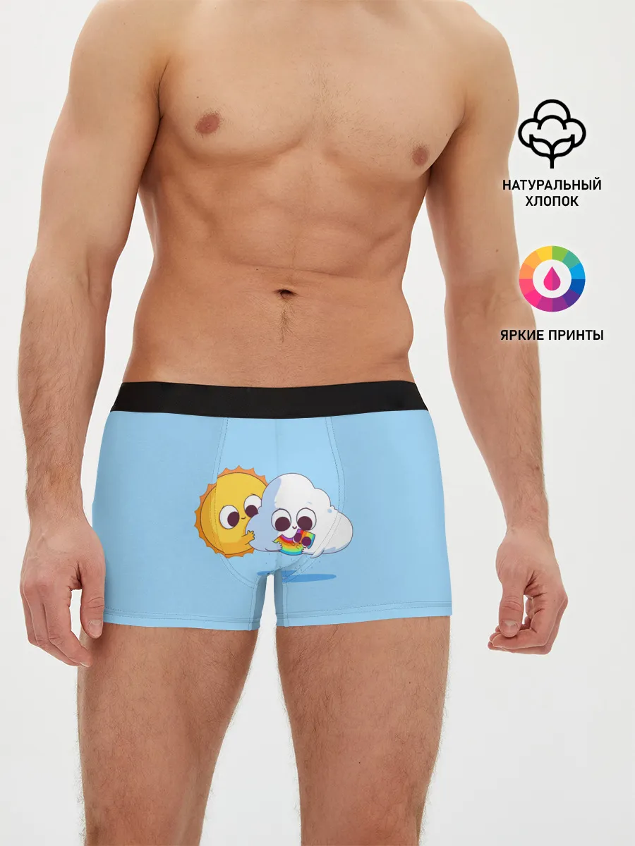 Мужские трусы боксеры / Ребёнок солнца и дождя