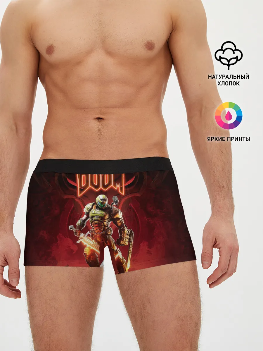 Мужские трусы боксеры / Doom | Думгай