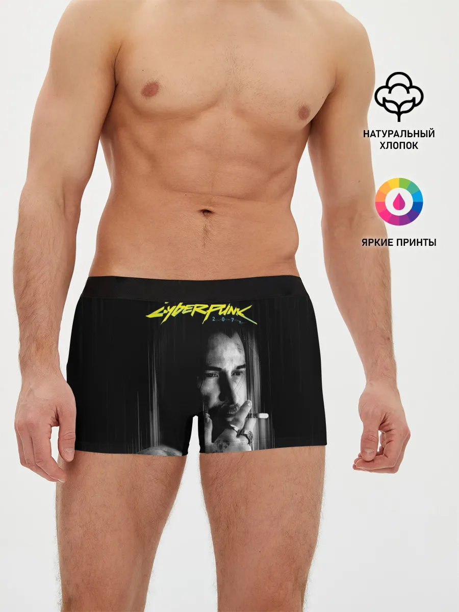 Мужские трусы боксеры / Cyberpunk 2077 | Джонни