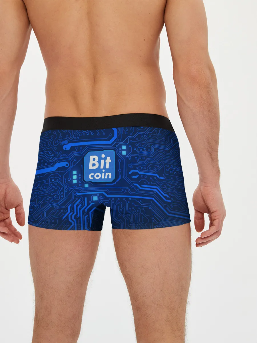 Мужские трусы боксеры / BITCOIN | БИТКОИН