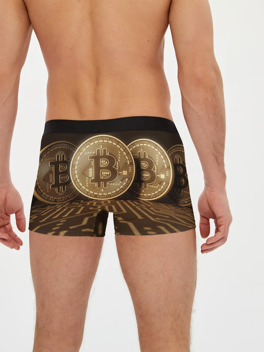 Мужские трусы боксеры / Биткоин