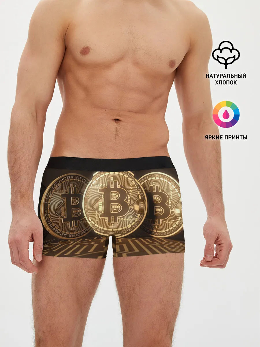 Мужские трусы боксеры / Биткоин