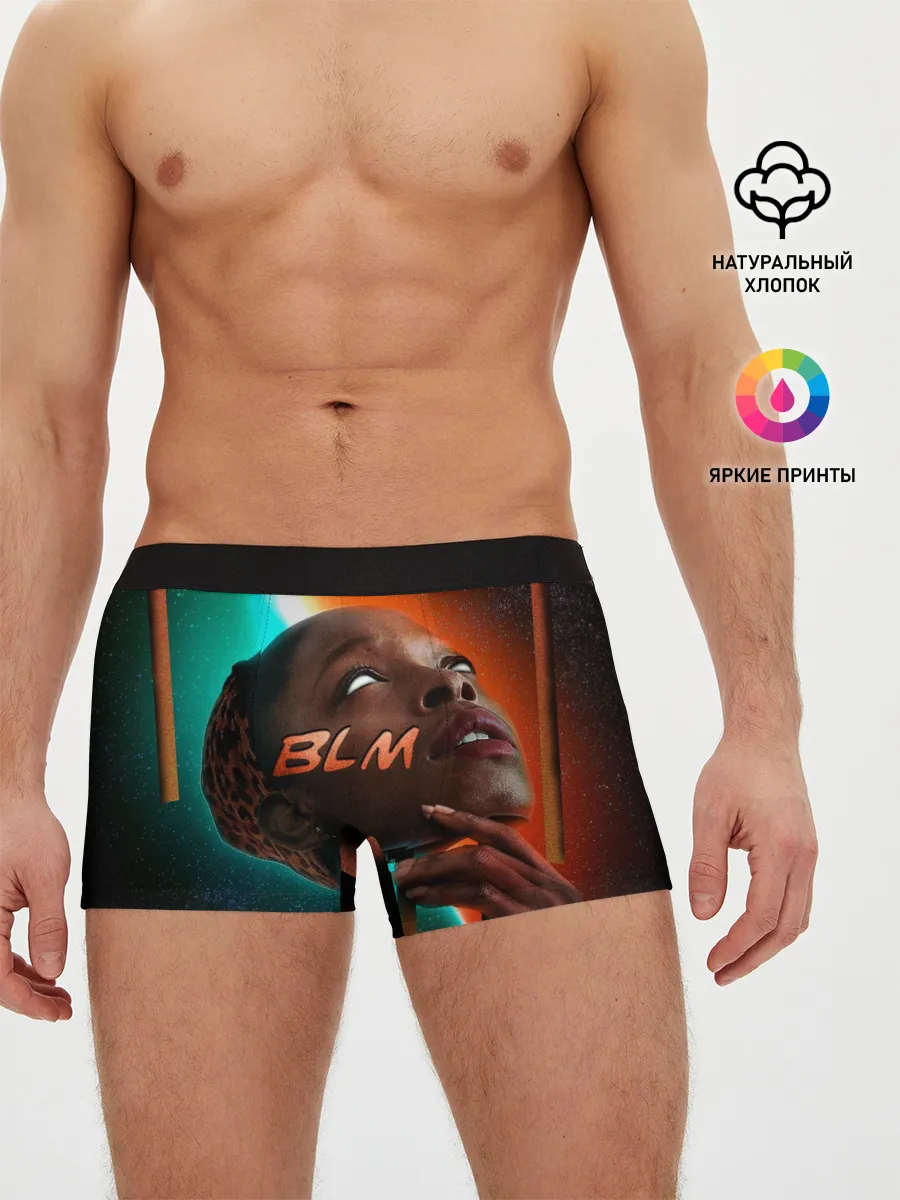 Мужские трусы боксеры / BLM
