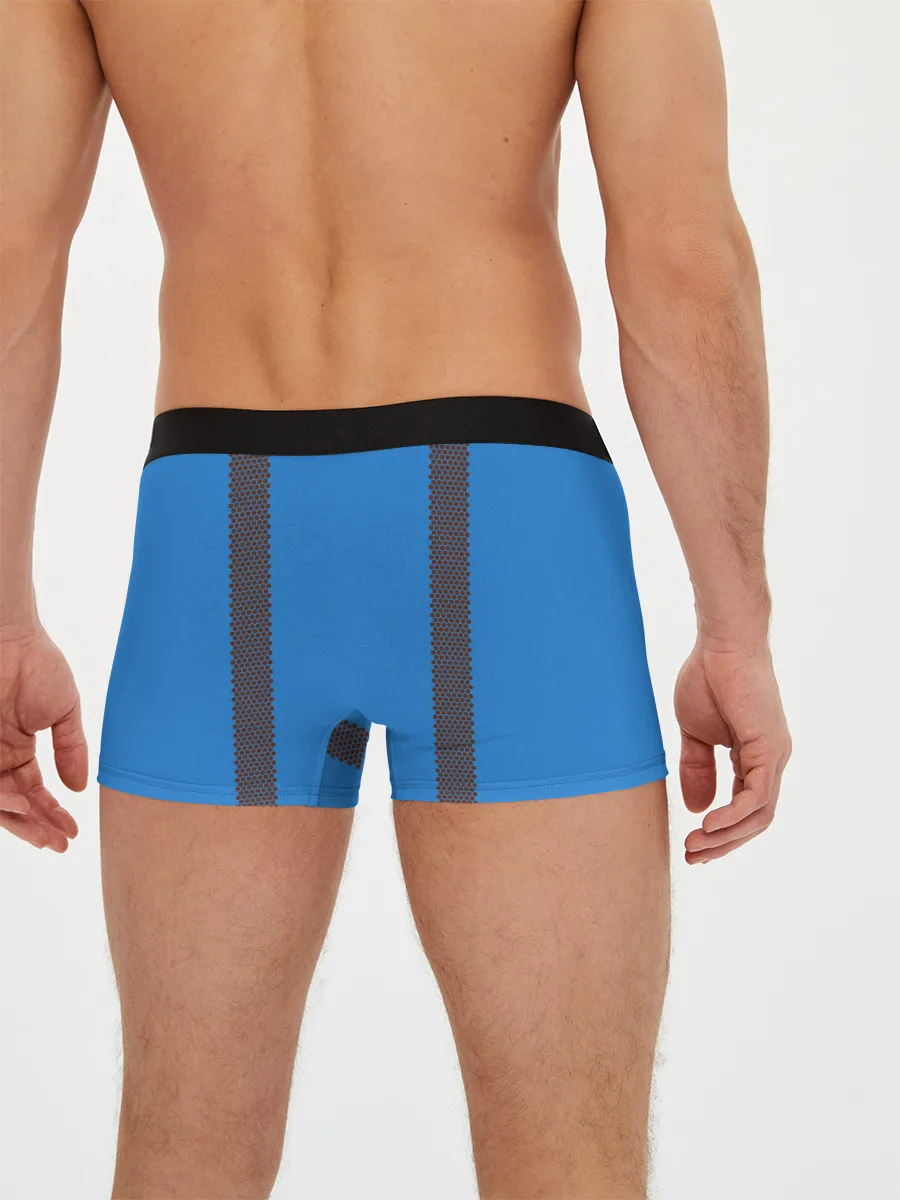 Мужские трусы боксеры / Спички blue